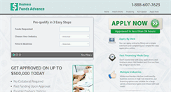 Desktop Screenshot of businessfundsadvance.com